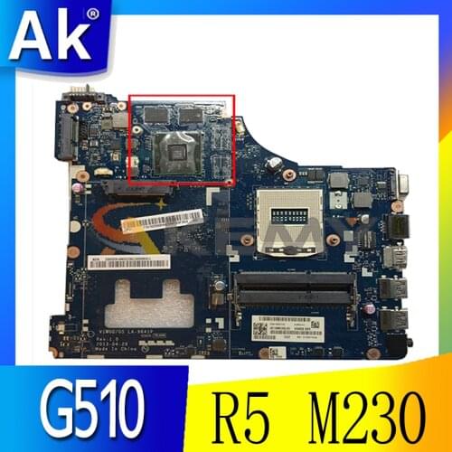 Akemy VIWGQ/GS LA-9641P Motherboard For Lenovo G510 Laptop Motherboard PGA947 HM87 Graphics Card HD8560/R5 M230 100% Test Work