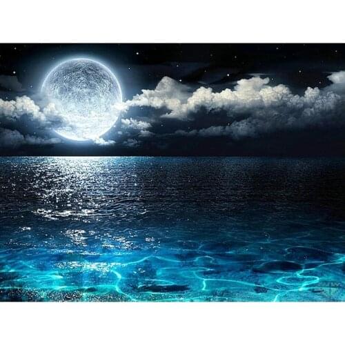 Canvas Size 5D Diy Diamond Painting Cross Stitch Kit Diamond Mosaic Embroidery " Landscape " Painting Square/Round Drill Gift