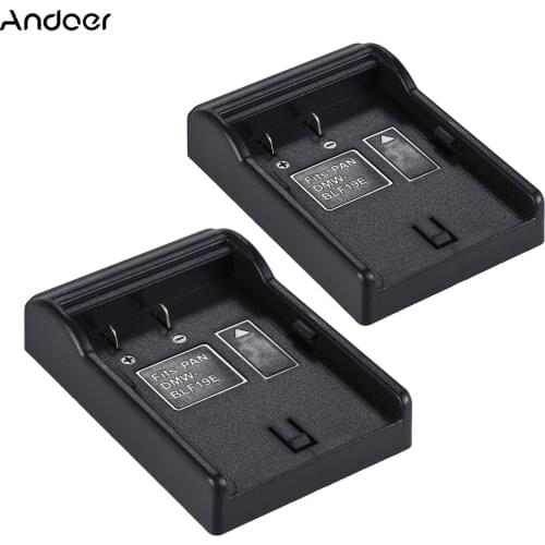 Andoer 2pcs DMW-BLF19E Battery Plate for Neweer Dual/Four Channel Battery Charger for Nikon Sony Canon EOS