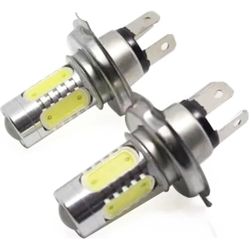 2PCS car Universal h4 led bulb 7.5W h11 h7 headlights Fog indicator running light 9006 ice blue white lamp cob 12v h1 for toyota