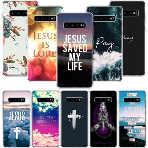 God Jesus Pray Phone Case for Samsung Galaxy A51 A71 A50S A20E A30 A40 A70S A10S A01 A21 A41 A52 A20S A6 A7 A8 A9 Cover
