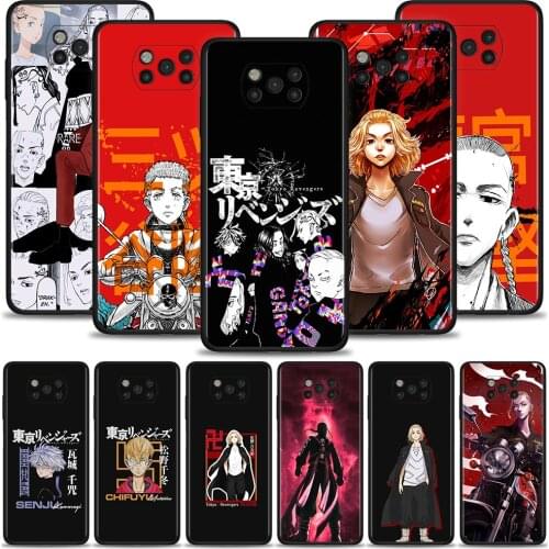 Tokyo Revengers manjiro sano Phone Case For Xiaomi Mi Poco X3 NFC X3 Pro F3 X3 GT M3 F1 M3 Pro 5G F3 GT Black Soft Cover