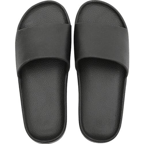 Summer Men Slippers Indoor Bathroom Home Slippers Plastic Unisex Couple Beach Slippers For Lovers Soft Male Slides High Quality