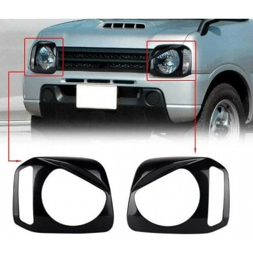 Lamp Hoods Stickers Car Headlight Light Lamp Cover Garnish for Suzuki Jimny JB23 JB33 JB43 1998-2017