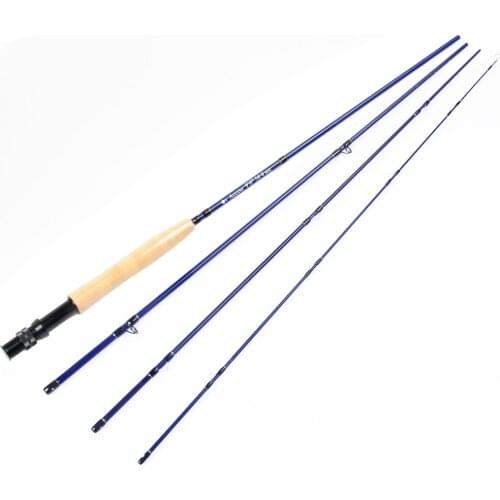 New Arrival Fly Fishing Rod , Blue Color Rod Blank 24T SK Carbon Fiber 3WT 5WT Fly Rod