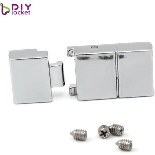 Wholesale 10pcs/lot Clasp Charms Diy Accessories Fit For 8mm Band Belt To Make Bracelet LSDA07