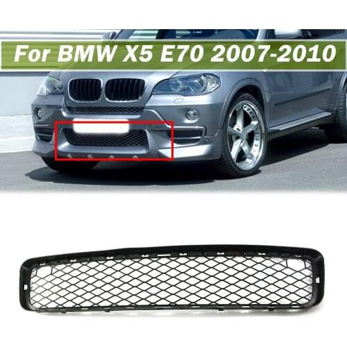 Front Grills For BMW X5 E70 2007 ~ 2010 Lower Grille Car Front Center Lower Bumper Grille Auto Racing Grills