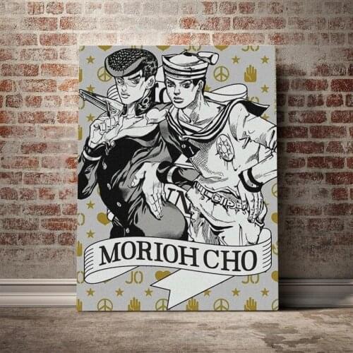 Canvas HD Printed Jojo Morioh Cho Josuke Anime Poster Home Decoration Painting Wall Art Picture For Living Room Modular No Frame