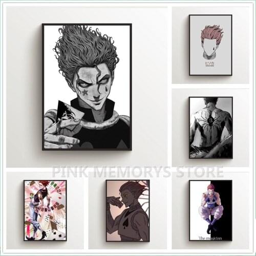Full Diamond Diamond Painting Anime Poster Hunter X Hunter Hisoka Morow Diamond Embroidery Wall Art Mosaic Picture Home Decor