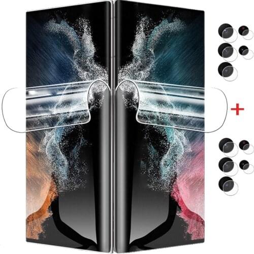 1~5pcs Note20Ultra Camera Soft Glass for Samsung Note 20 Hydrogel Film Note20 Screen Protector Note 20 Ultra Samsung Soft Glass