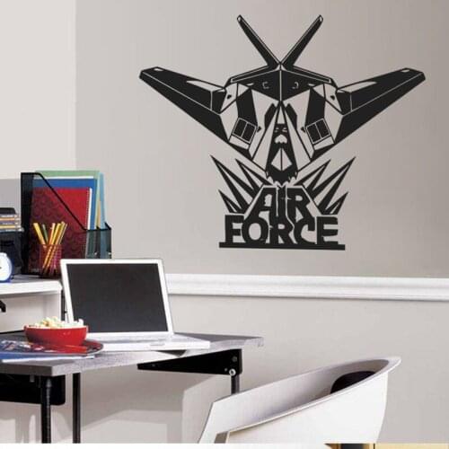 US Army Air Force Removable Wall Stickers for Nursery Children Kids Room Vinyl Wallpaper Decals Bedroom Art Decor Murals YY133