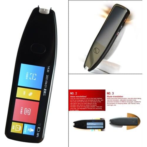 Convenient 116 Languages Pen Scanner Recorder Dictionary Pen Offline Device for Students Learning Exams Business Travel