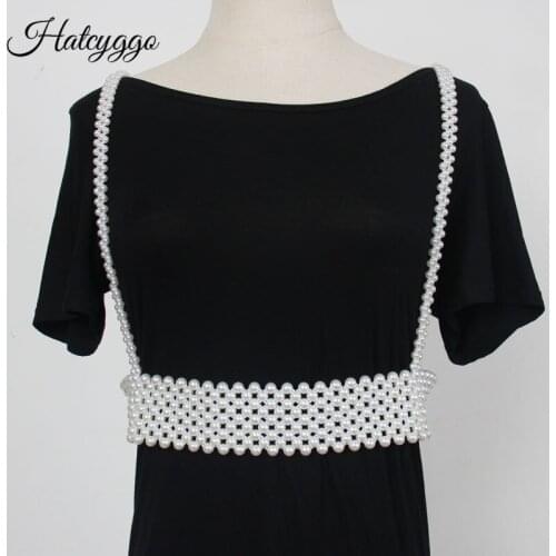 HATCYGGO Leather Harness Belt Women Body Bondage High Waist Belt Female Punk Gothic With Chain Suspender Strap Waistband