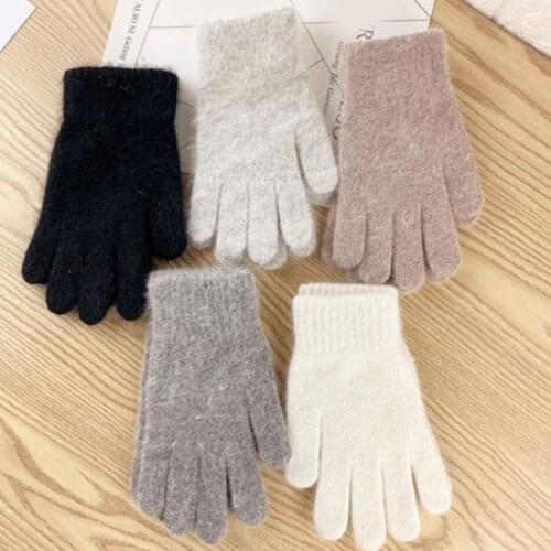 1 Pair Gloves Womens Winter Cute Plush Warm Riding Gloves Women Gloves Womens Gloves Fluffy Women Winter Gloves