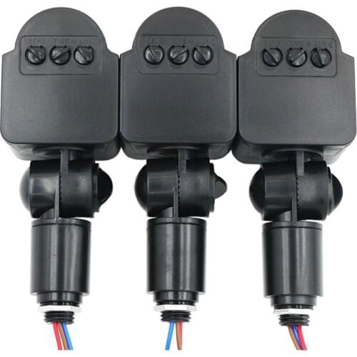 1pcs outdoor LED Motion Human Infrared Sensor DC12V/AC 85-265V PIR Motion Sensor Switch Security saves energy Switch for Light