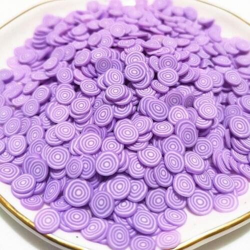 20g Lollipop Taro Polymer Hot Soft Clay Sprinkles for Crafts Slime Accessories DIY Making Klei Cute Candy Mud Particles