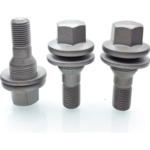 AZGIANT 4PCS Car Wheel Bolts Nuts Bolts M12x1.25 For Peugeot Citroen C2 C3 C4 C5 C6 Jumpy Saxo Xsara Fiat Scudo 9817024580
