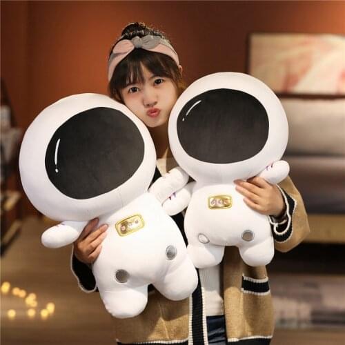 60cm Cartoon Space Series Cosmonaut Plush Toys Spaceman Astronaut Stuffed Plush Doll Sofa Pillow Decor Boys Kids Birthday Gifts