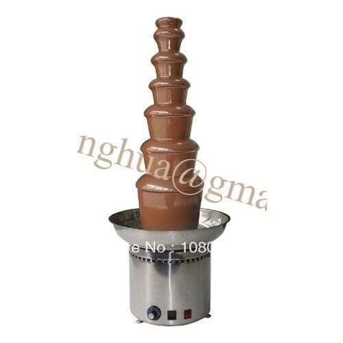 7 Tiers Stainless Steel 103cm height Commercial Chocolate Fountain with 12 Months Warranty