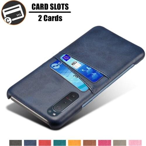 PU Leather Card Slots Wallet Cover Coque On The For Sony Xperia 5 10 1 II L4 XZ5 XZ4 XZ2 2 M4 Xperia5 Plus 20 8 Phone Case Funda