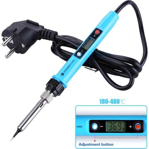 220V LCD Digital Soldering Iron 80W Electric Adjustable Temperature Soldering Iron Professional Welding Repair Tools