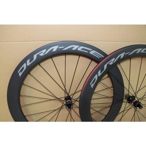 Disc brake hus ace road bike Carbon Wheels Clincher 60mm depth 25mm width bicycle carbon wheelset can be XDB ship