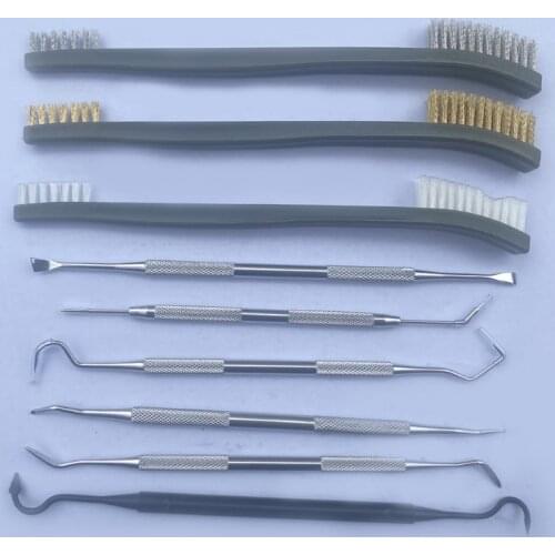 Multifunctional Cleaning Set Pipe Brush Cleaning Tool Set Applicable to Disassembly Cleaning of Automobile Parts N0PA