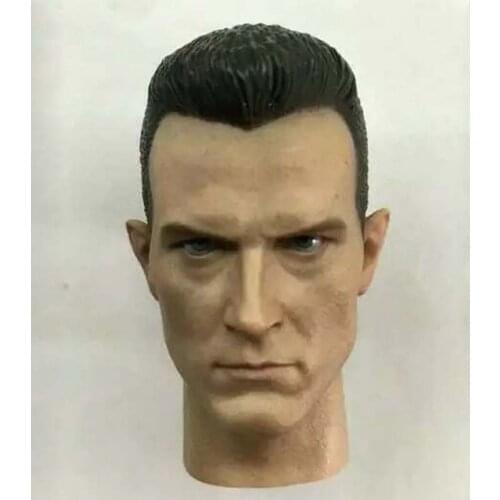 Mnotht 1/6 Scale T100 Terminator Head Sculpt Model Toys 12in Liquid robot Head Carving Model Collections Hobbies Gift m3