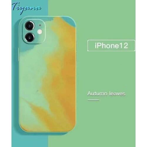 TPU Soft Shell Painting Suitable For Apple 11 iPhone12 Watercolor Light Oil Ink Mobile Phone Case Cover Car Mobile Phone Holder