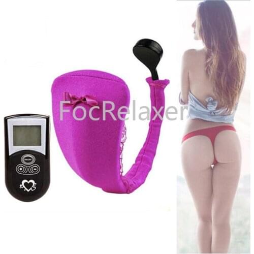 Invisible Vibrating Panties Wireless Remote Control Strap on C-String Underwear Vibrator for Women Masturbation Sex Products