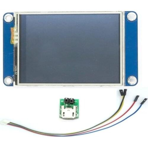 Nextion 2.4 inch TFT Resistive Touch Screen UART HMI Smart Raspberry Pi 320 x 240 LCD Module Display for Arduino Raspberry Pi 2