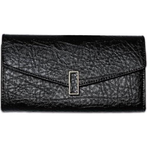 2021 New Anti-theft Brush lady Wallet High quality long leather atmospheric clutch clip multifunctional coin purse