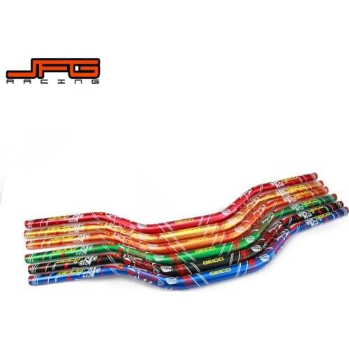 Motorcycle CNC 1 1/8" 28MM Printing Handlebars Handle Bar Tube Fat Bar For YAMAHA YZ YZF WR WRF TTR 125 250 400 450 426 YZ250F