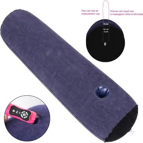 Sex Toy Inflatable Bolster Hold Pillow Humping For Women Masturbation With Hole Vibrator Adults Tool Sex Furniture adult toys