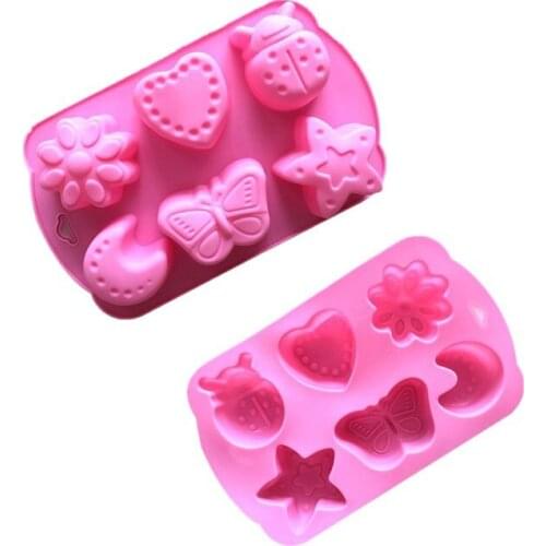 Silicone Chocolate Cake Mold Muffin Mold Insects&Moon Shape Bakeware Baking Mold Tool Ice Cream Tools