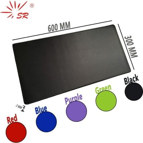 SR 5 Colors Seaming Rectangle Gaming Gamer Mouse Pad Computer Mousepad With Keyboard Desk Mat Carpet Laptop Accessories