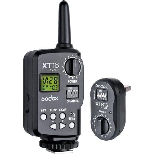 Godox XT-16 XT16 2.4G Wireless Strobe Flash Trigger for X1C X1N XT-16 Transmitter Trigger Wistro AD360/DE/QT/DP/QS/GS/GT Series