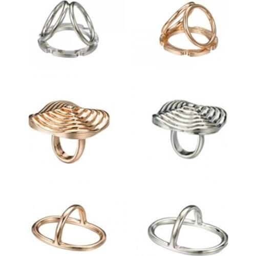 Woman Brooch Metal Scarf Buckle Brooches Geometric Silk Scarf Fashion Accessory Womens Kerchief Buckle Wholesale Jewelry