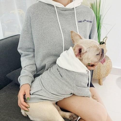 Owner-Pet Matching Clothes for Dog Winter Clothes Warm Dogs Pets Clothing for Dog Hoodie Costume Pug French Bulldog Ropa Perro
