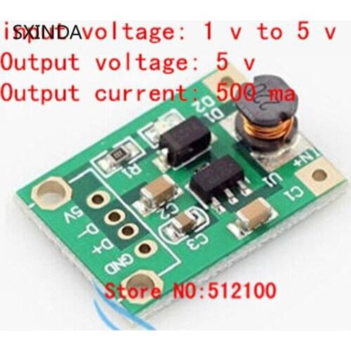 10PCS DC-DC step-up module (1V-5V) L 5V Boost plate 5V output