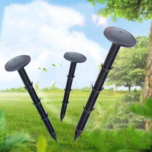 100Pcs Garden Ground Nail 11 16 20 CM Greenhouse Film Weed Prevention Ground Cloth Sunshade Fly Net Mulch Fix Tools