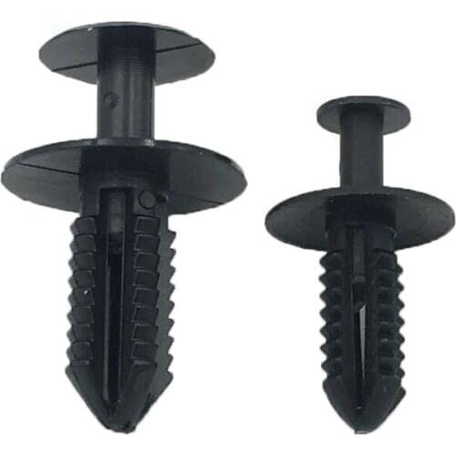 30PCS Auto Push Type Fender Liner Retainer Rivet Trim Panel Fastener Clips Plastic For BMW Mercedes Benz