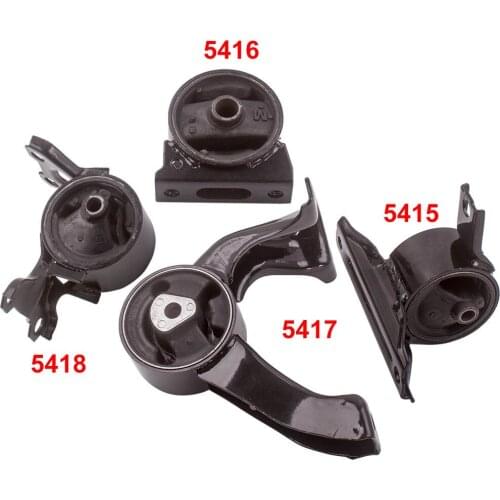 4pcs Motor & Trans Mount for Jeep Patriot (MK) L4 2.4L 2.0L 07-16 for Dodge Caliber L4 2.0L 2.4L 2007-2012 A5418 A5417