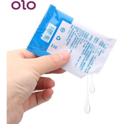 OLO 5 bag/set Water Soluble Sex Lube Water Based Gel Lubricant Oil Water Based Anal gel 5ml Vibrators Accessories Sex Products