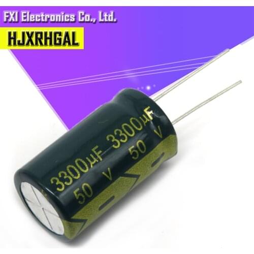 5PCS 50v3300uf 18*30 50v 3300uf 18x30 Electrolytic capa Electrolytic capacitor