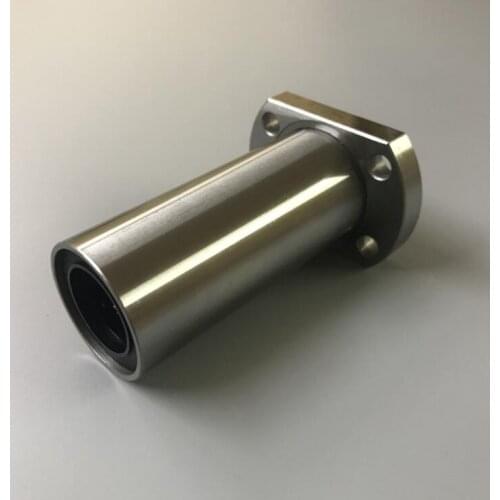 50pcs/lot LMH12LUU 12mm 12*21*57mm long type Oval Flange linear motion ball bearings 3d printer 12x21x57mm