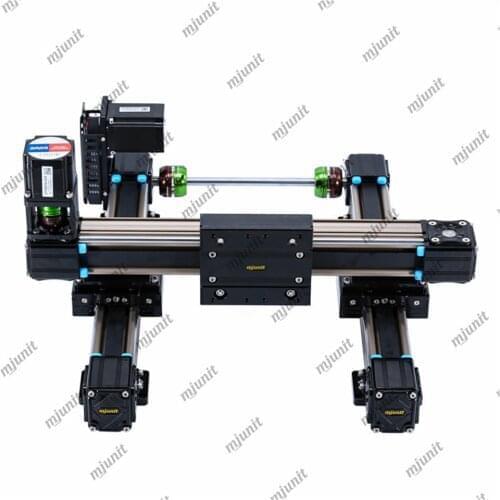 Mjunit online gantry automatic dispensing with high speed for production assembly line, linear module rail automatic induction