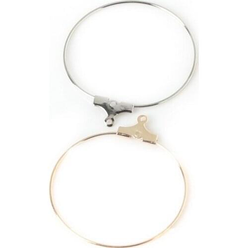 Beadia Copper 150pcs 30mm/40mm Jewelry Findings Charm Rings Earring Hoops Clasp for DIY Fashion Earring Crafts