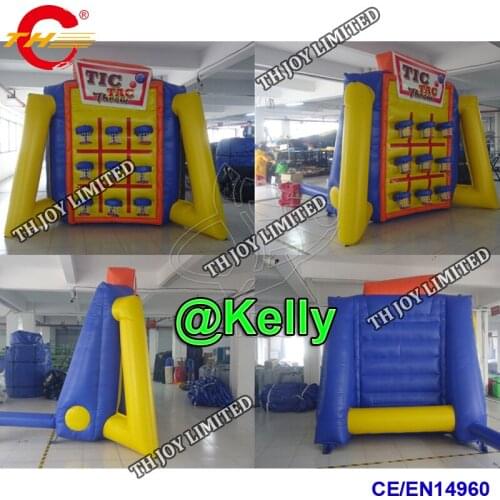 Free air shipping to door cheap inflatable Tic Tac Toe game for sale, commercial inflatable carnival games for party rental