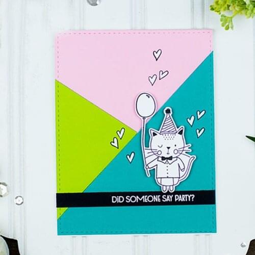 Color Blocking Metal Cutting Die Stencil For Scrapbooking Paper Cards Crafts New Valentines Day Dies Handmade Decor Embossing